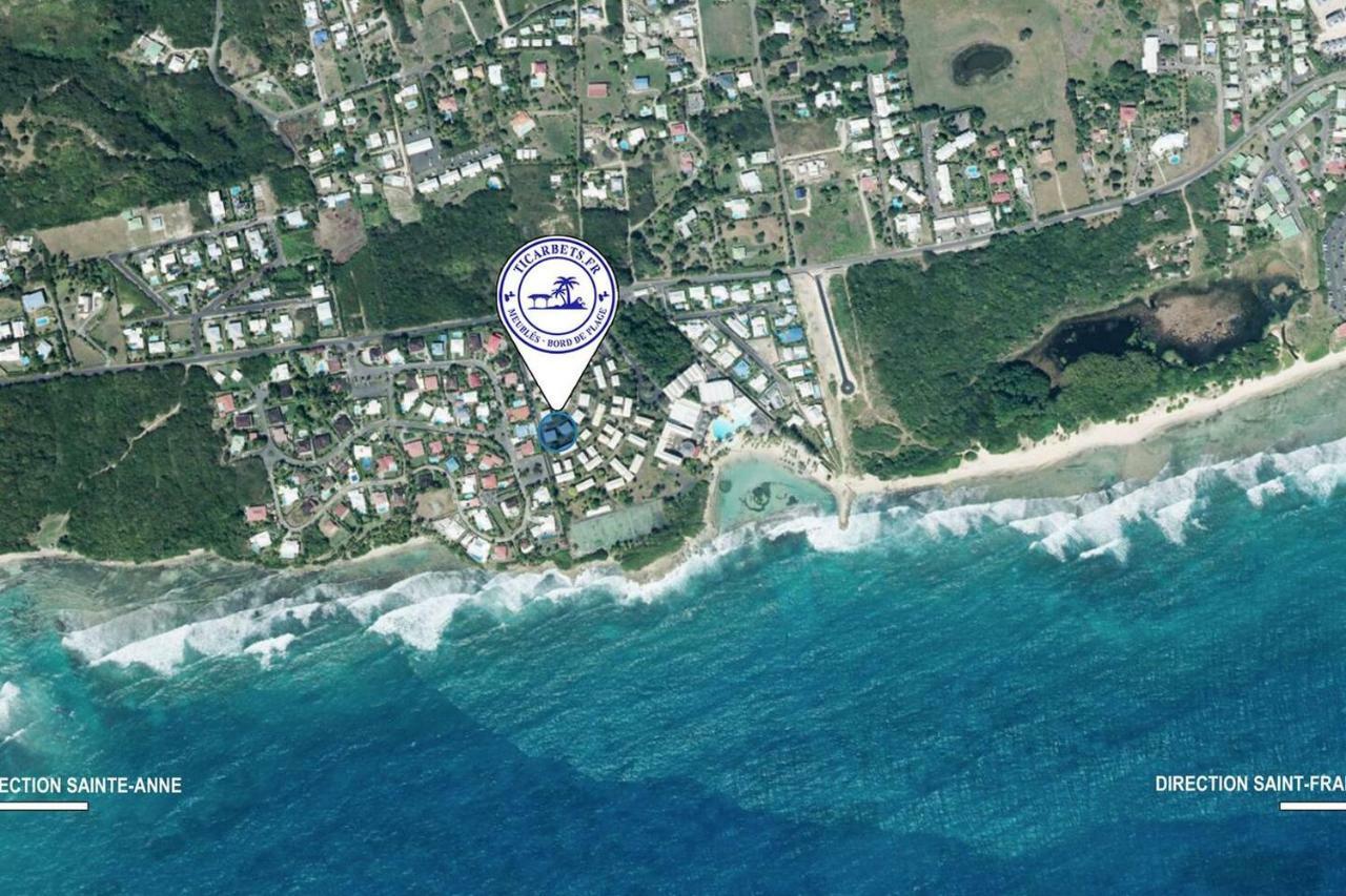 Ticarbets T3 - Residence Manganao - En Bord De Plage Saint-Francois  Exterior photo